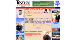 Desktop Screenshot of mideast-times.com